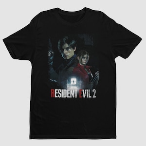 Resident Evil 2 Remake Premium Unisex T Shirt | Cover Art | Gifts for Him, Her, Game Collectors and Resident Evil Fans
