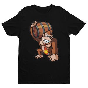 DK With Barrell Premium Unisex T-shirt | Character Art | Gifts for Him, Her, Gamers, and  Collectors