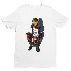 Elza Walker Sitzend Residenz Böse 1.5 Biohazard Premium Unisex T-shirt | Geschenke für Ihn, Sie, Spielesammler und Resident Evil Fans