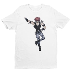 Final Fantasy IX Amarant T-shirt: Yoshitaka Amano Art, Unisex Cotton Tee