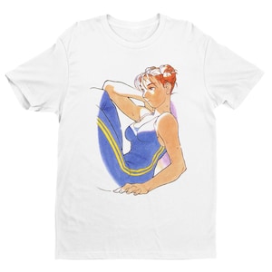 Chun Li Musical Fighter Premium Unisex T-shirt (vectorized