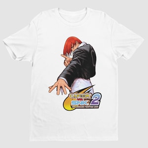 CVS2 Iori Yagami Premium Unisex T-shirt | Gifts for Him, Her, Video Game Lovers, CVS2 Series and Collectors