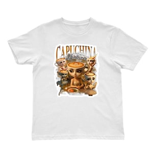 Cappuccina Ballerina Shirt, Italian Brainrot Shirt, Bootleg Rap Tee, Brainrot Shirt, Cappuccino Meme Shirt, Weird Funny Shirt, Trending Tee