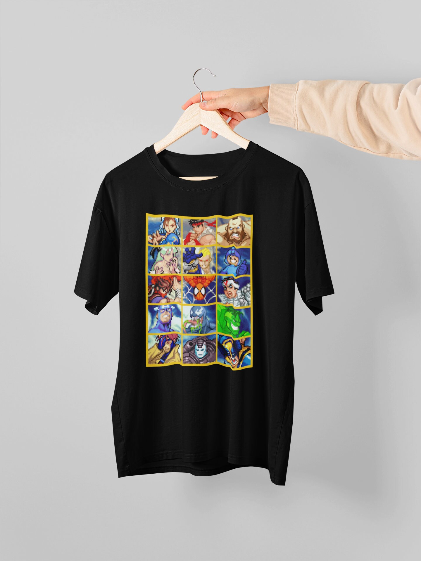 MVC Character Select V1 Retro Classic Arcade Premium Unisex T-shirt ...