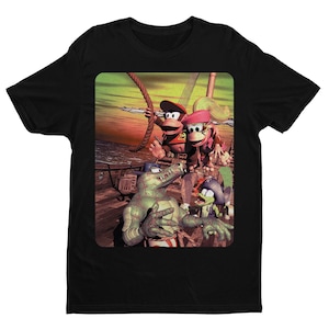 DKC2 Unisex T-shirt: Diddy&#39;s Kong Quest Character Art