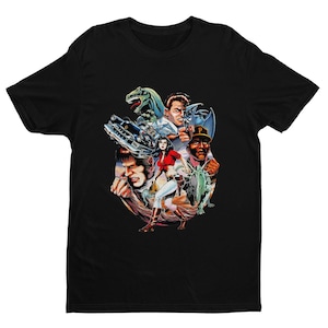 Cadillacs and Dinosaurs T-Shirt: Japanese Arcade Flyer Art