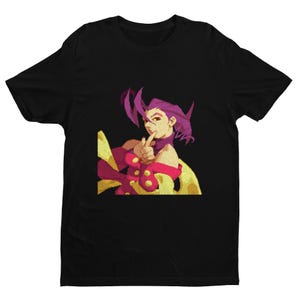 Alpha 2 Rose Portrait Unisex T-shirt | Classic Arcade Game |Gifts for Him, Her, Street Fighter Fans and Collectors