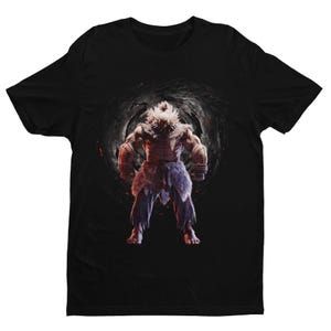 Street Fighter 6 Akuma Gouki Premium Unisex T-shirt | Character Art | Gifts for Him, Her, Arcade Fighting Game Fans and Collectors