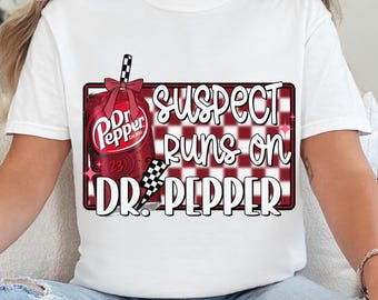 Suspect Runs On Dr. Pepper Tee Or Crew