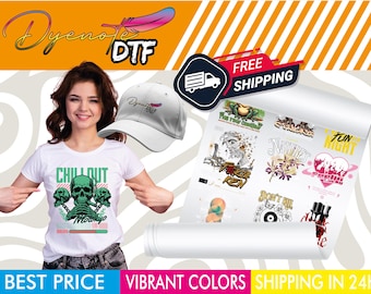 Custom DTF Gang Sheet: Ready to Press Transfers, Wholesale Prices