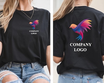 Custom Logo T-Shirt: Double Sided Print, Company Workwear