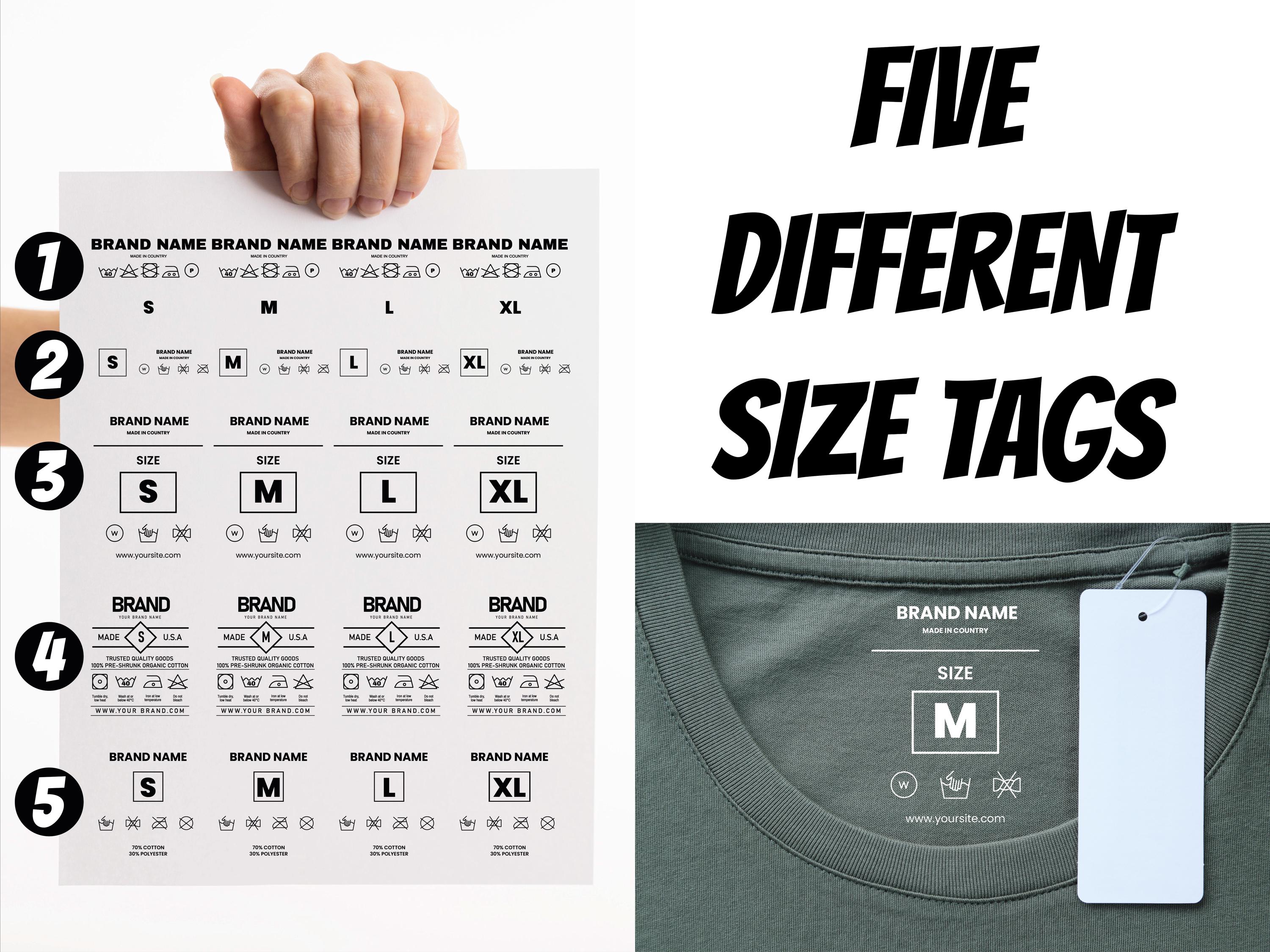 Custom Heat Transfer Neck Labels: Full Color DTF Iron-On Clothing Tags