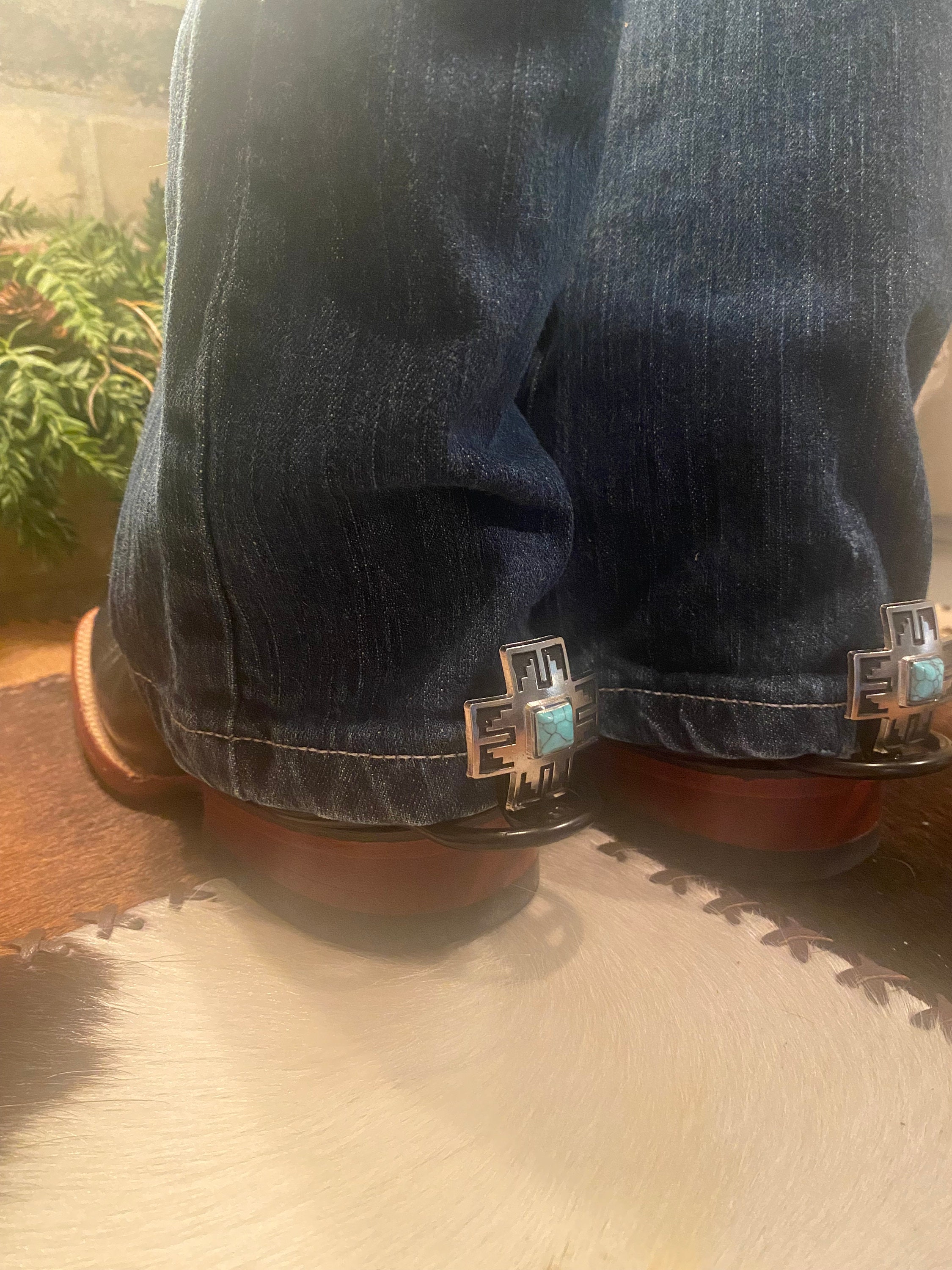 Bottes De Cowboy Paire De Tips (embouts) De Bottes Western