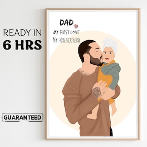op maat gemaakt cadeau voor papa, anoniem portret, op maat gemaakt cadeau vader, anoniem portret, cadeau vriendje, verjaardagscadeau man, cadeau voor hem