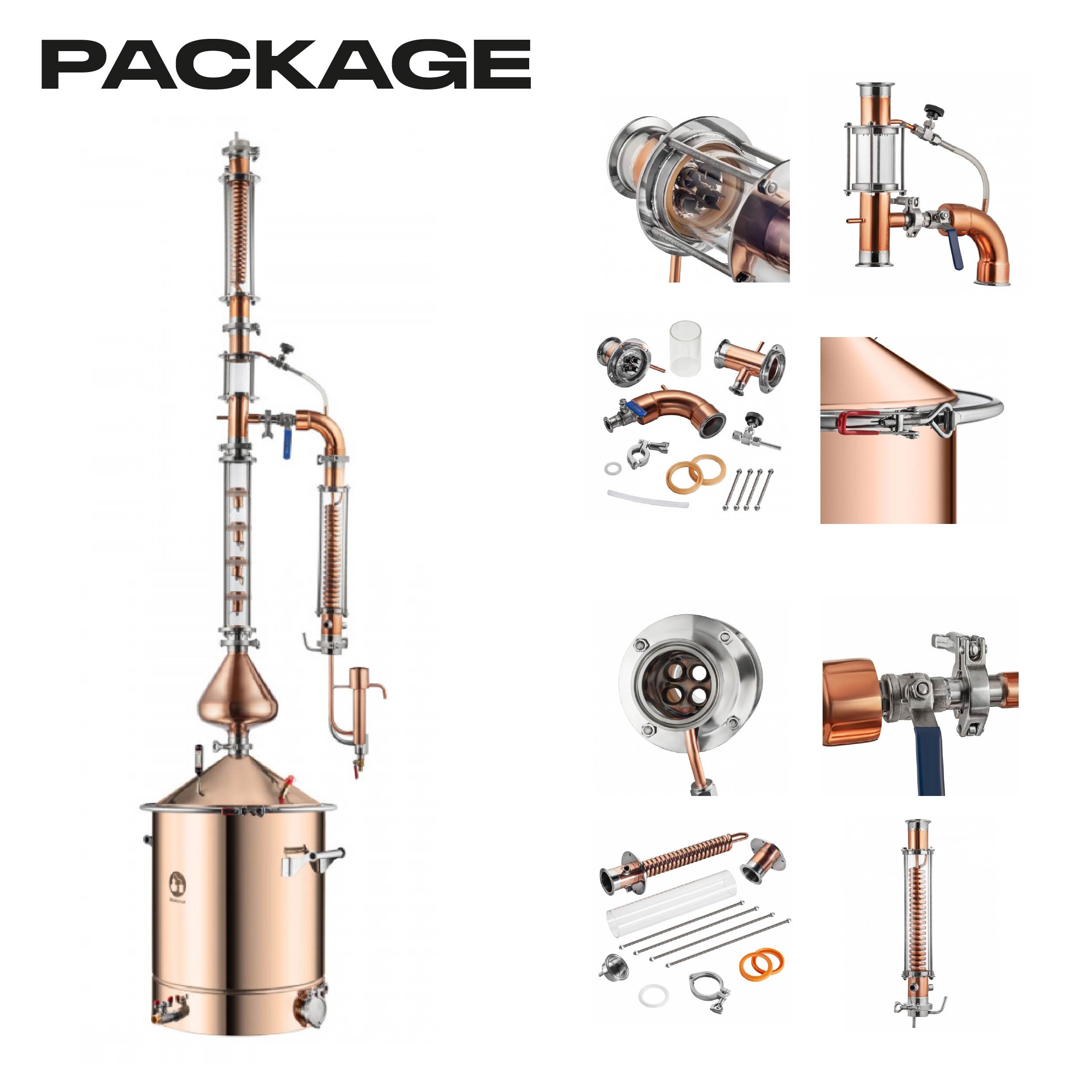 Hydrosol Distiller, Fresh Hydrosol Maker, Portable Stainless Steel