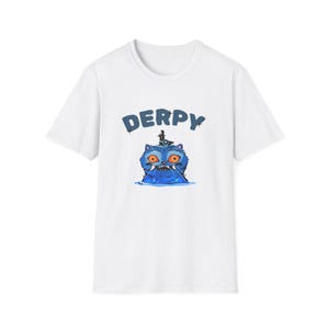 Demon Hunter Tiger Unisex Softstyle T-Shirt, Derpy the Tiger And Bird Tee, Hunters Tiger fan, Kpop Saja Boys Shirt, Kpop Demon Hunters