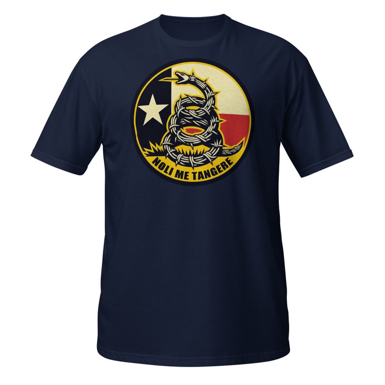 Texas Flag Noli Me Tangere Razor Wire Snake T-shirt - USA, America ...
