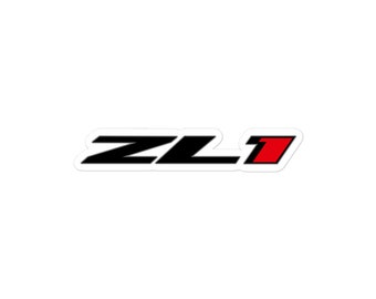 ZL1 Muscle Car Emblem Sticker - Durable High Opacity Adhesive Vinyl, Bubble-Free, High Quality, Long Lasting, Weather Resistant