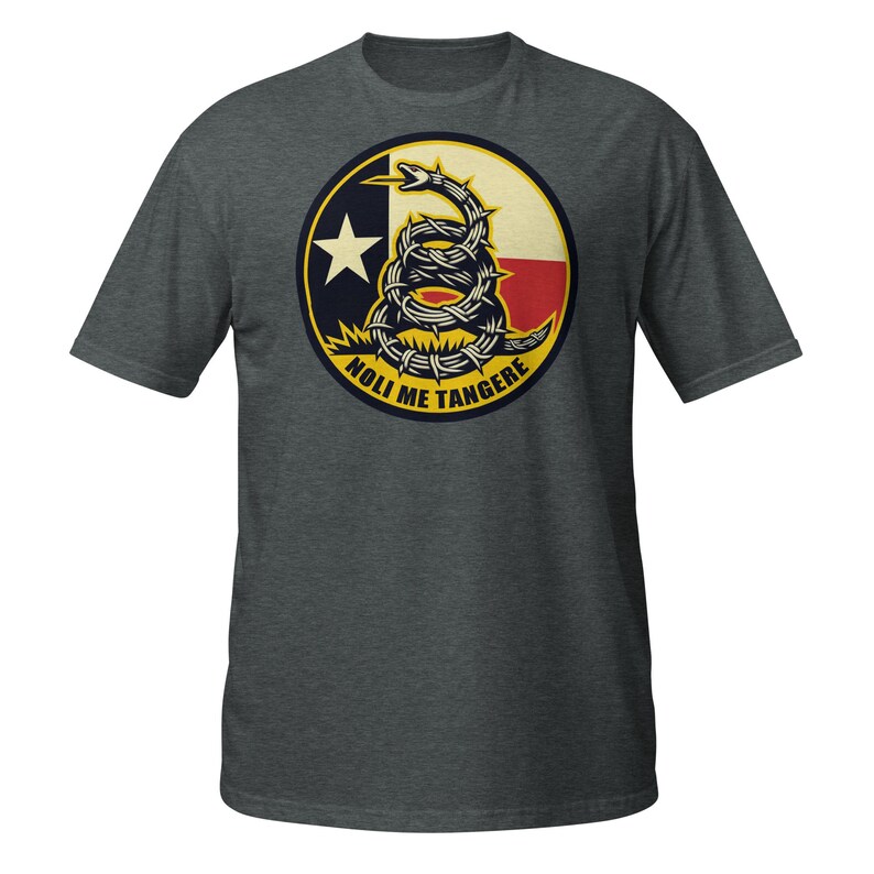 Texas Flag Noli Me Tangere Razor Wire Snake T-shirt - USA, America ...