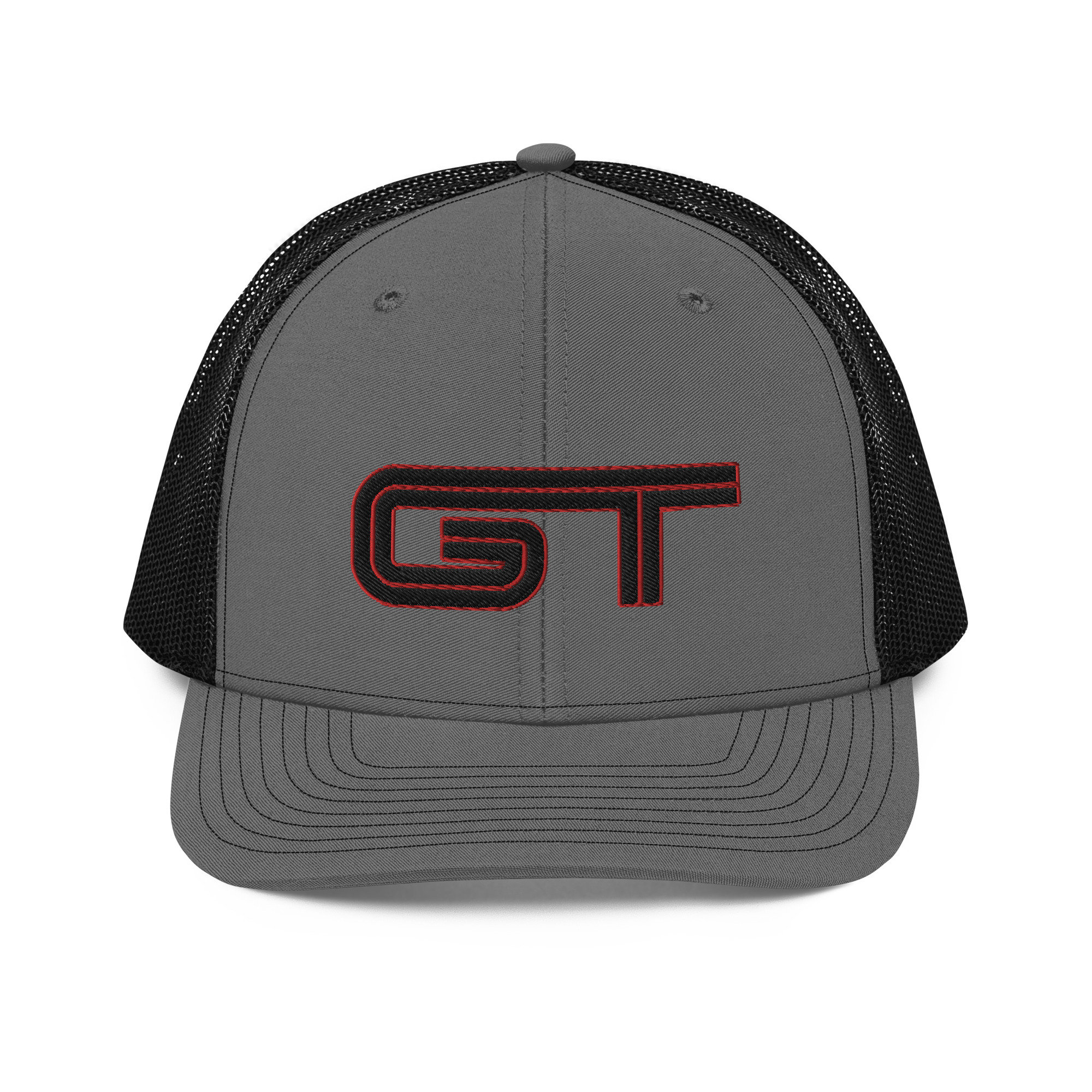 GT Red & Black Muscle Car Trucker Cap - American, Power, 5.0  display picture 2