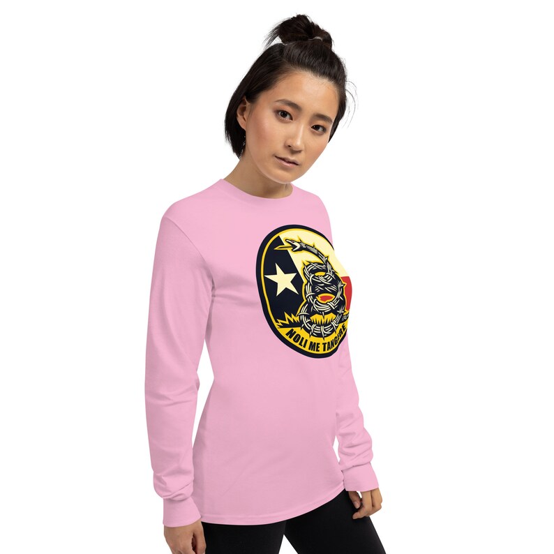 Texas Flag Noli Me Tangere Razor Wire Snake Long Sleeve Shirt - USA ...