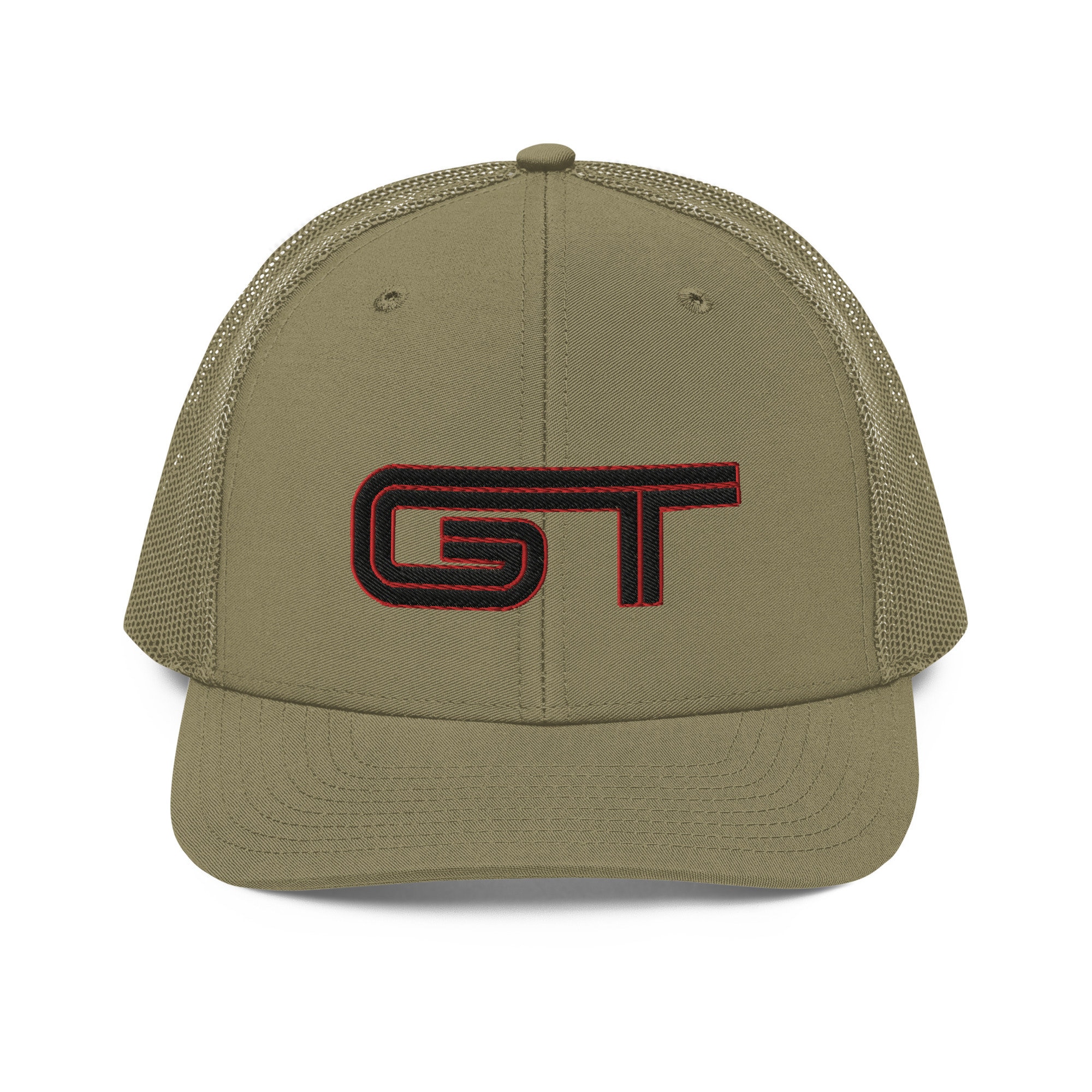 Richardson 112 Mustang 5.0 Mesh Snapback Cap Hat Tri-Color Mustang GT Coyote V8 Coyote 5.0 Mustang Trucker Hat with Snapback Cap Richardson  main image 4