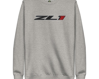 ZL1 Supercar gesticktes Sweatshirt - Muskel, amerikanisch, Macht, Leistung, Spur, aufgeladen, warm, bequem, weich, Baumwoll-Erbe, M2480