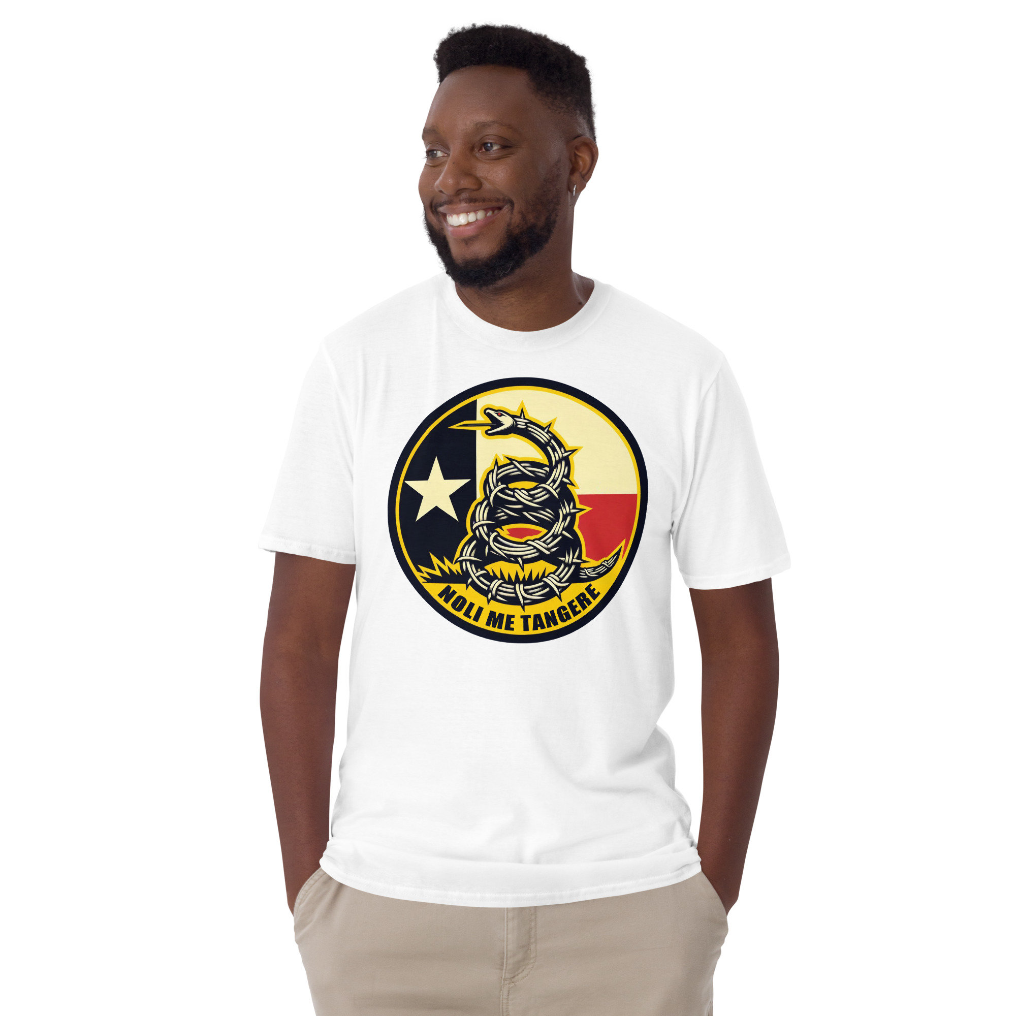 Texas Flag Noli Me Tangere Razor Wire Snake T-shirt - USA, America ...