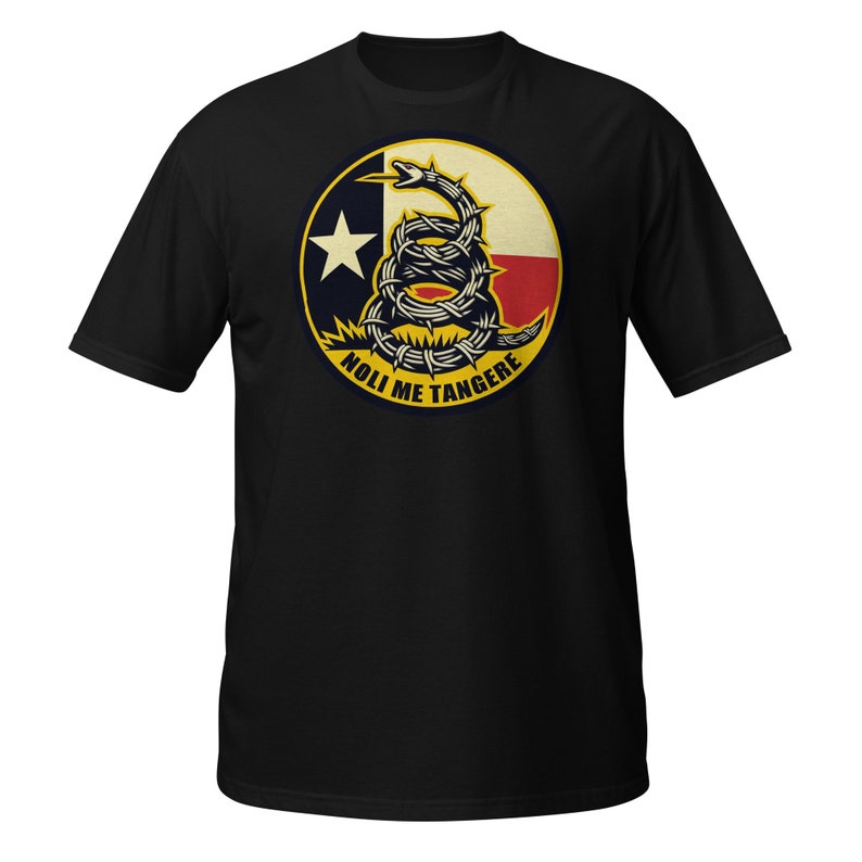 Texas Flag Noli Me Tangere Razor Wire Snake T-shirt - USA, America ...