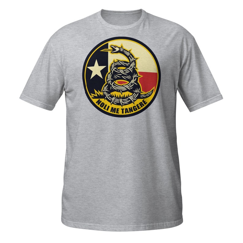 Texas Flag Noli Me Tangere Razor Wire Snake T-shirt - USA, America ...