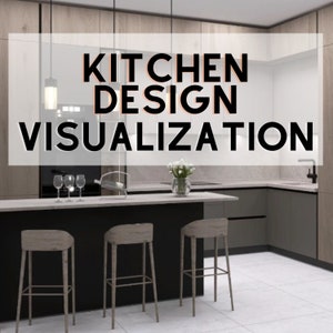 3D Architectural visualize Kitchen Designs Interior Design Kitchen Renovation Custom Kitchen Design  Professional Interior Design Service