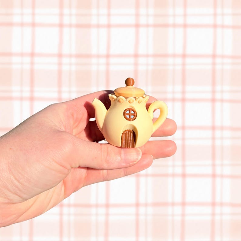 Kawaii Tea Kettle Clicker Fidget | Cottagecore Pastel Desk Toy | 3D ...