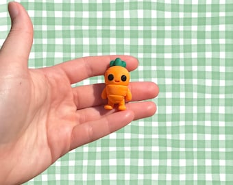 Carrot Fidget Toy - Cute Carrot Sensory Toy - Pocket Carrot Fidget - Vegetable Fidget Toy - Cute Food Fidget Toy - Mini Carrot Fidget Toy