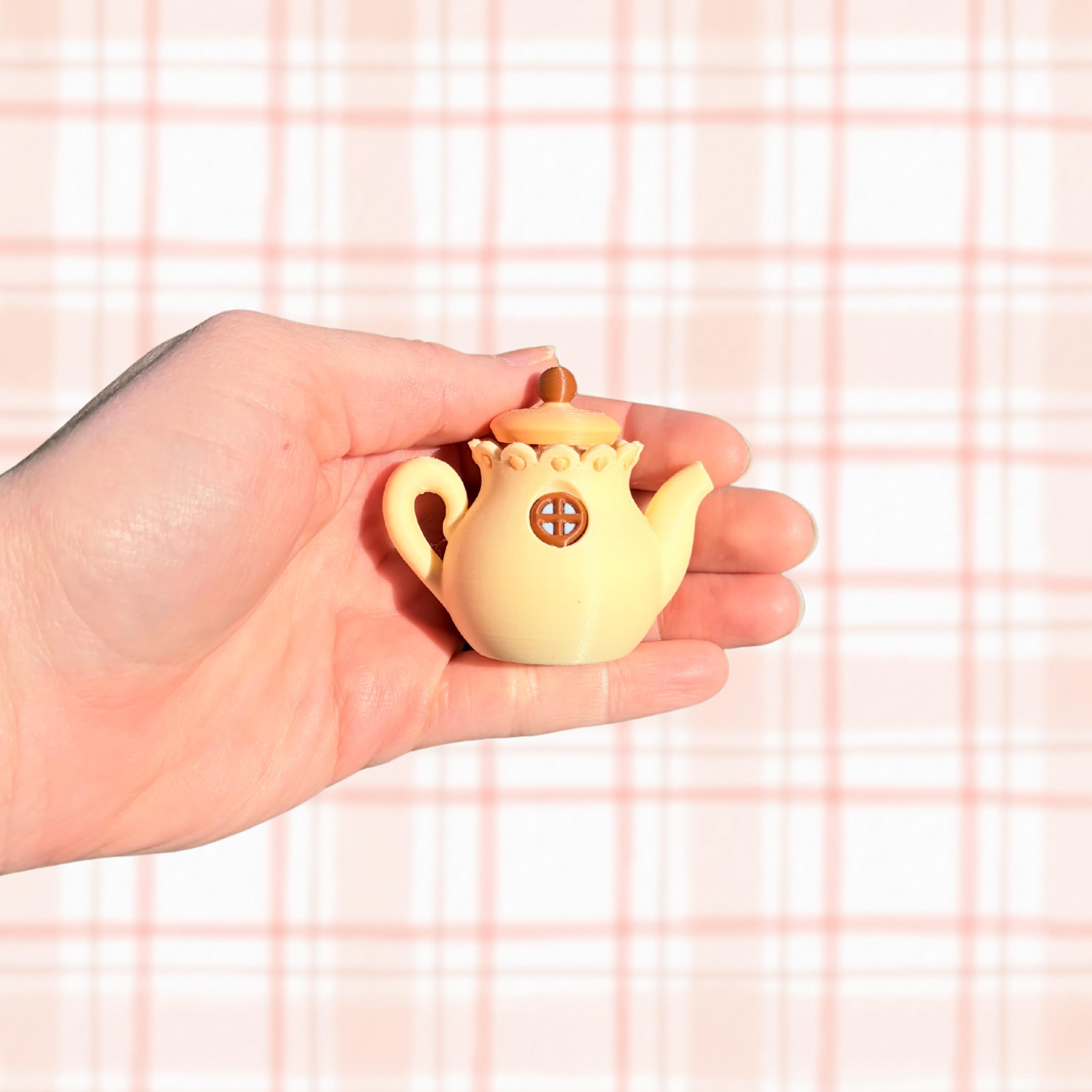 Kawaii Tea Kettle Clicker Fidget | Cottagecore Pastel Desk Toy | 3D ...