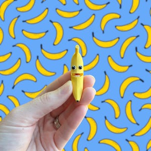 Mini Banana Fidget Toy - Banana Fidget - Funny Pocket Fidget - Interactive Desk Toy - Stress Relief Fidget - Fruit Fidget image 2