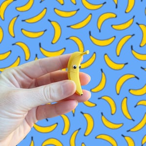 Mini Banana Fidget Toy - Banana Fidget - Funny Pocket Fidget - Interactive Desk Toy - Stress Relief Fidget - Fruit Fidget image 5