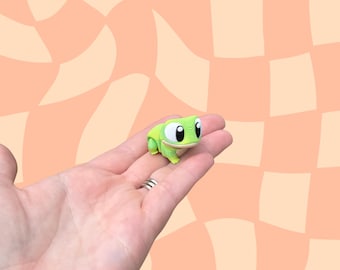 Mini Frog Fidget Toy - Mini Frog Sensory Fidget Toy - 3D Printed Mini Frog Fidget Toy - Mini Frog Worry Gift - Frog Lover Fidget