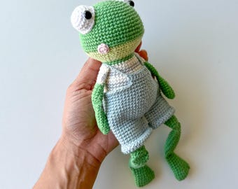 Crochet Frog – Sweet Handmade Toy for kids or Frog Lovers and Collectors