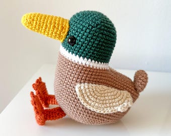 Crochet Mallard Duck - Handmade Amigurumi