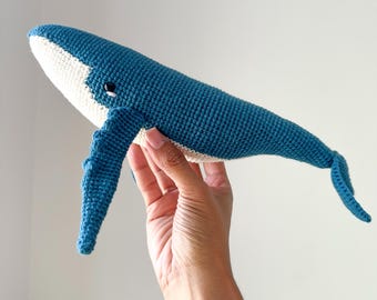 Crochet Whale – Handmade Amigurumi – Gift for Ocean Lovers