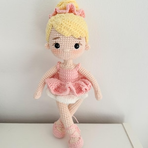 Crochet Ballerina Doll - Handmade Amigurumi Toy - the nutcracker doll