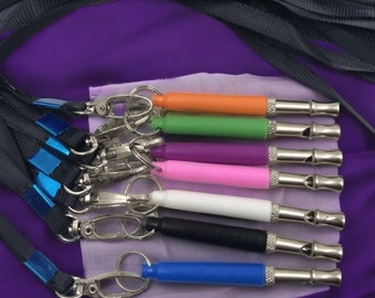 Pet Command Whistle, Colourful Whistle Gifts, Animal Lover Gifts, Dog Command Whistle, Training Whistle