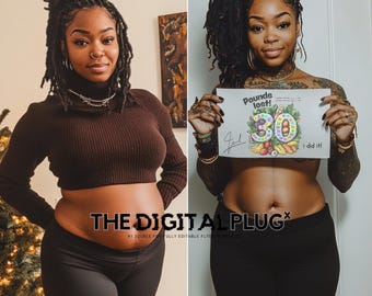 Weight Loss Tracker Printable: 60-Pound Chart (Digital Download)