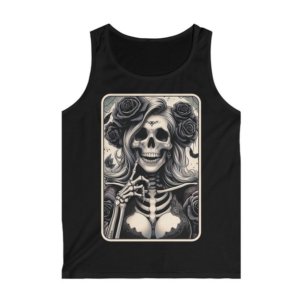 Tank Top "Melina, the Oracle" Happy Death Lady Collection im Tarot Card Art Style - Unisex - by ReDawn