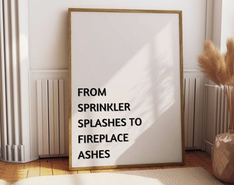 Póster "Estás solo, chico" / Decoración tipográfica para dormitorio (Descarga digital)