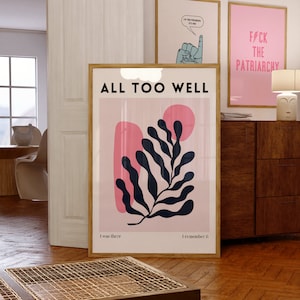 All Too Well Poster | Printable Wall Art | Dorm Decor | Digital Download | Aesthetic Home Decor Red Swiftie Gift