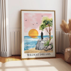 Wildest Dreams 1989 Poster | Printable Wall Art | Dorm Decor | Digital Download | Aesthetic Home Decor |  Gift