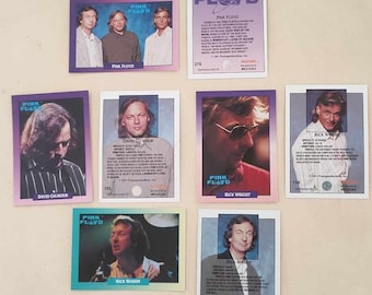 Vintage PINK FLOYD trading card set