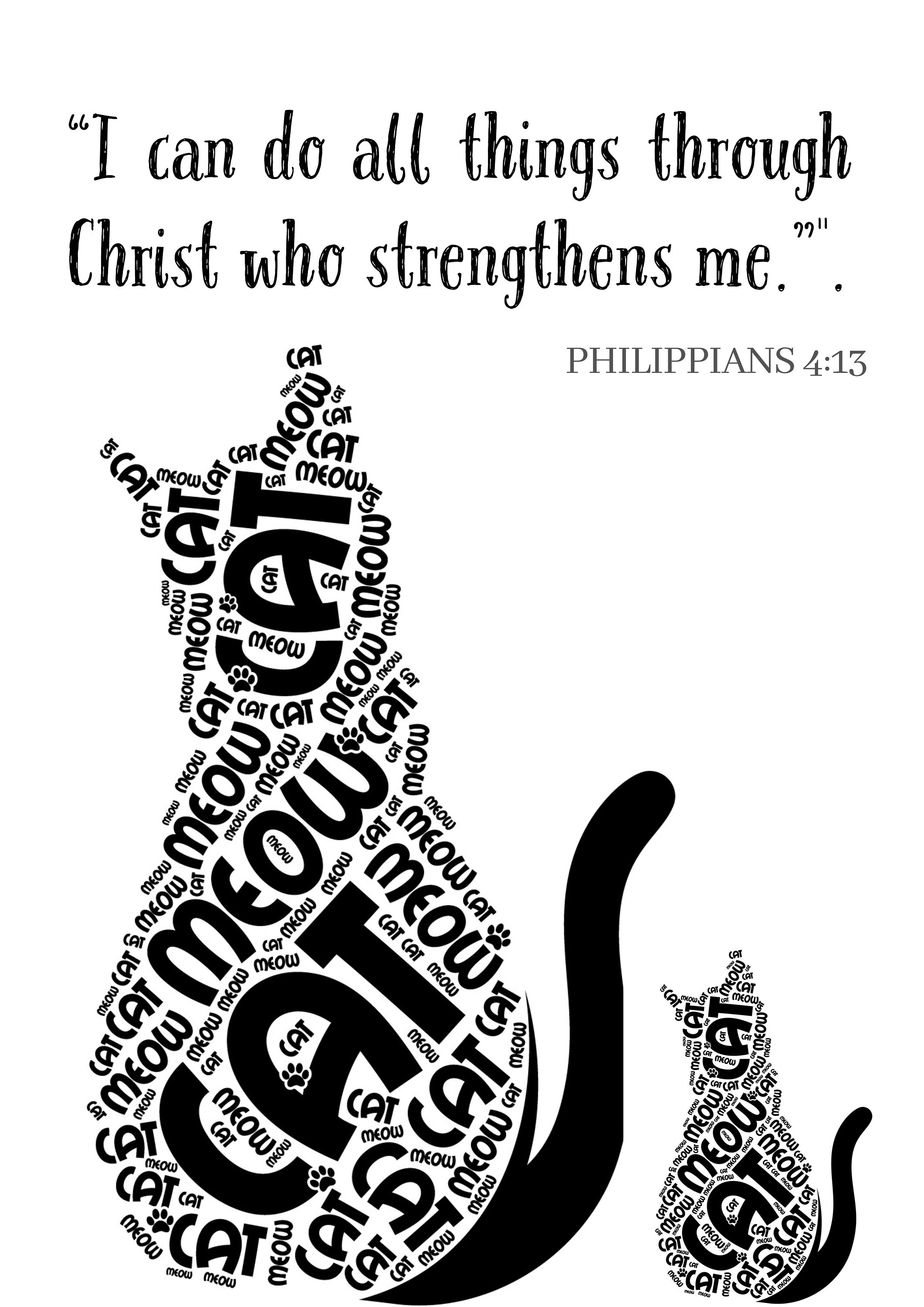 Cat Printable Wall Art Cat Wall Decor Cat Lover Gift Poster Home Decor