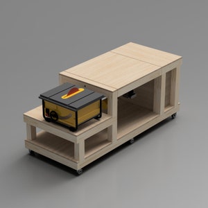 Flip Top Workbench Plans. Table Saw Workbench. Compact Mobile Flip Top ...